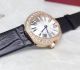 Cartier Baignoire Gold White Face Diamond Bezel Spun silk Band 25mm Watch (4)_th.jpg